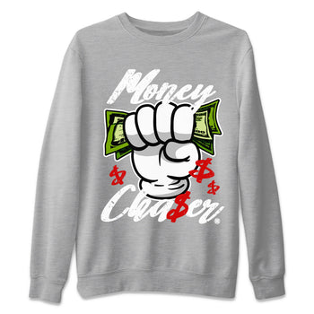 Air Jordan 13 Wolf Grey Sneaker Match Tees Money Chaser Sneaker Tees 13 Wolf Grey Sneaker Release Tees Unisex Shirts Heather Grey 2