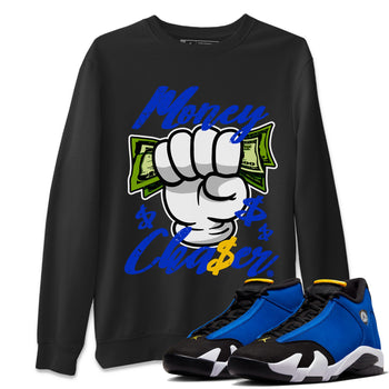 14 Laney Sneaker Match Tees Money Chaser Sneaker Tees Air Jordan 14 Laney Sneaker Release Tees Unisex Shirts Black 1