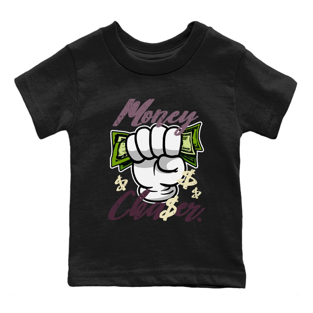 Air Jordan 4 A Ma Maniere Sneaker Match Tees Money Chaser Sneaker Tees Jordan 4 A Ma Maniere Sneaker Release Tees Kids Shirts Black 2