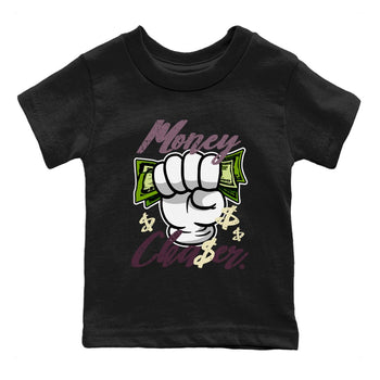 Air Jordan 4 A Ma Maniere Sneaker Match Tees Money Chaser Sneaker Tees Jordan 4 A Ma Maniere Sneaker Release Tees Kids Shirts Black 2