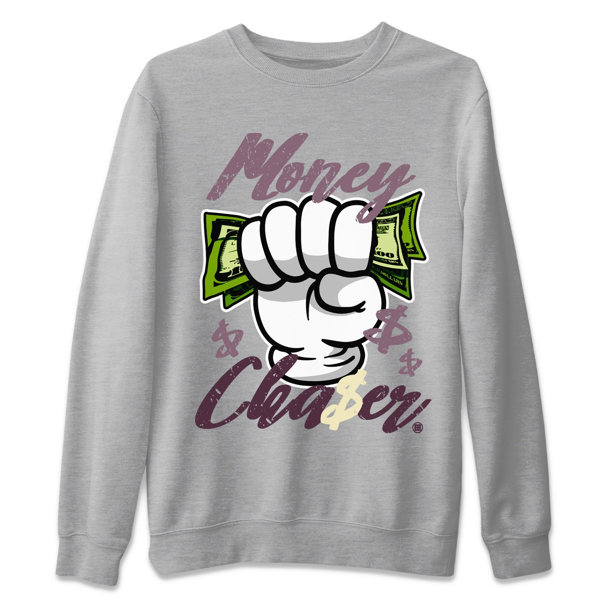 Air Jordan 4 A Ma Maniere Sneaker Match Tees Money Chaser Sneaker Tees Jordan 4 A Ma Maniere Sneaker Release Tees Unisex Shirts Heather Grey 2
