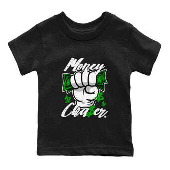 Air Jordan 5 Lucky Green sneaker shirt to match jordans Money Chaser sneaker tees Air Jordan 5 Lucky Green SNRT Sneaker Release Tees Baby Toddler Black 2 T-Shirt