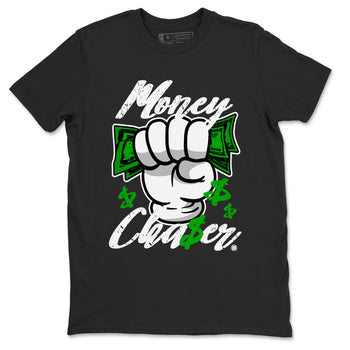 Air Jordan 5 Lucky Green sneaker shirt to match jordans Money Chaser sneaker tees AJ5 Lucky Green SNRT Sneaker Tees Crew Neck Unisex Cotton Sneaker T-Shirt Black 2 T-Shirt