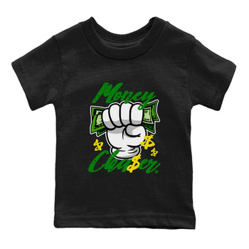 Dunk Reverse Brazil Sneaker Match Tees Money Chaser Sneaker Tees Dunk Low Reverse Brazil Sneaker Release Tees Kids Shirts Black 2