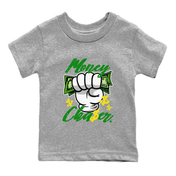 Dunk Reverse Brazil Sneaker Match Tees Money Chaser Sneaker Tees Dunk Low Reverse Brazil Sneaker Release Tees Kids Shirts Heather Grey 2