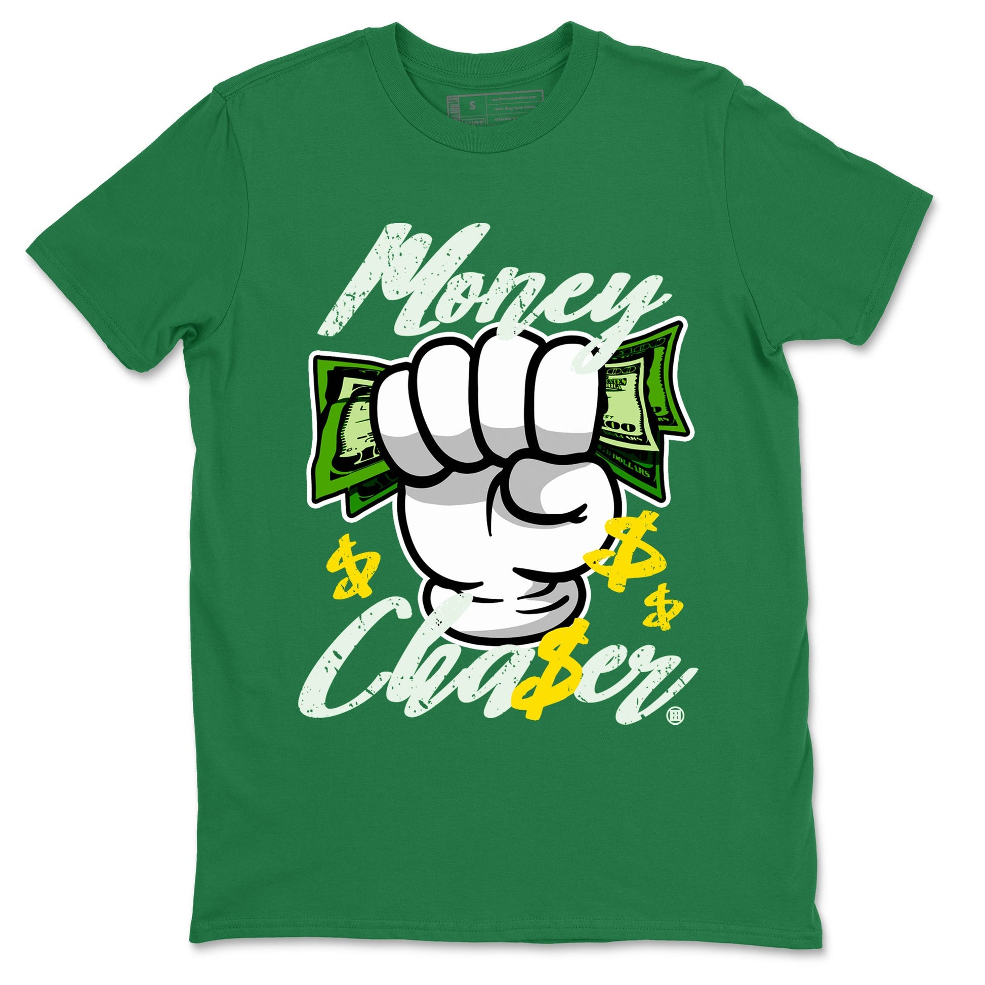Dunk Reverse Brazil Sneaker Match Tees Money Chaser Sneaker Tees Dunk Low Reverse Brazil Sneaker Release Tees Unisex Shirts Kelly Green 2