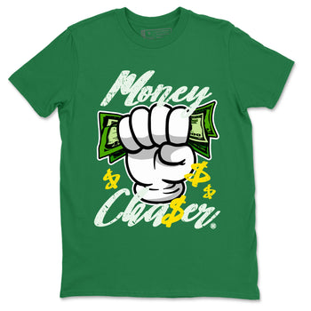 Dunk Reverse Brazil Sneaker Match Tees Money Chaser Sneaker Tees Dunk Low Reverse Brazil Sneaker Release Tees Unisex Shirts Kelly Green 2
