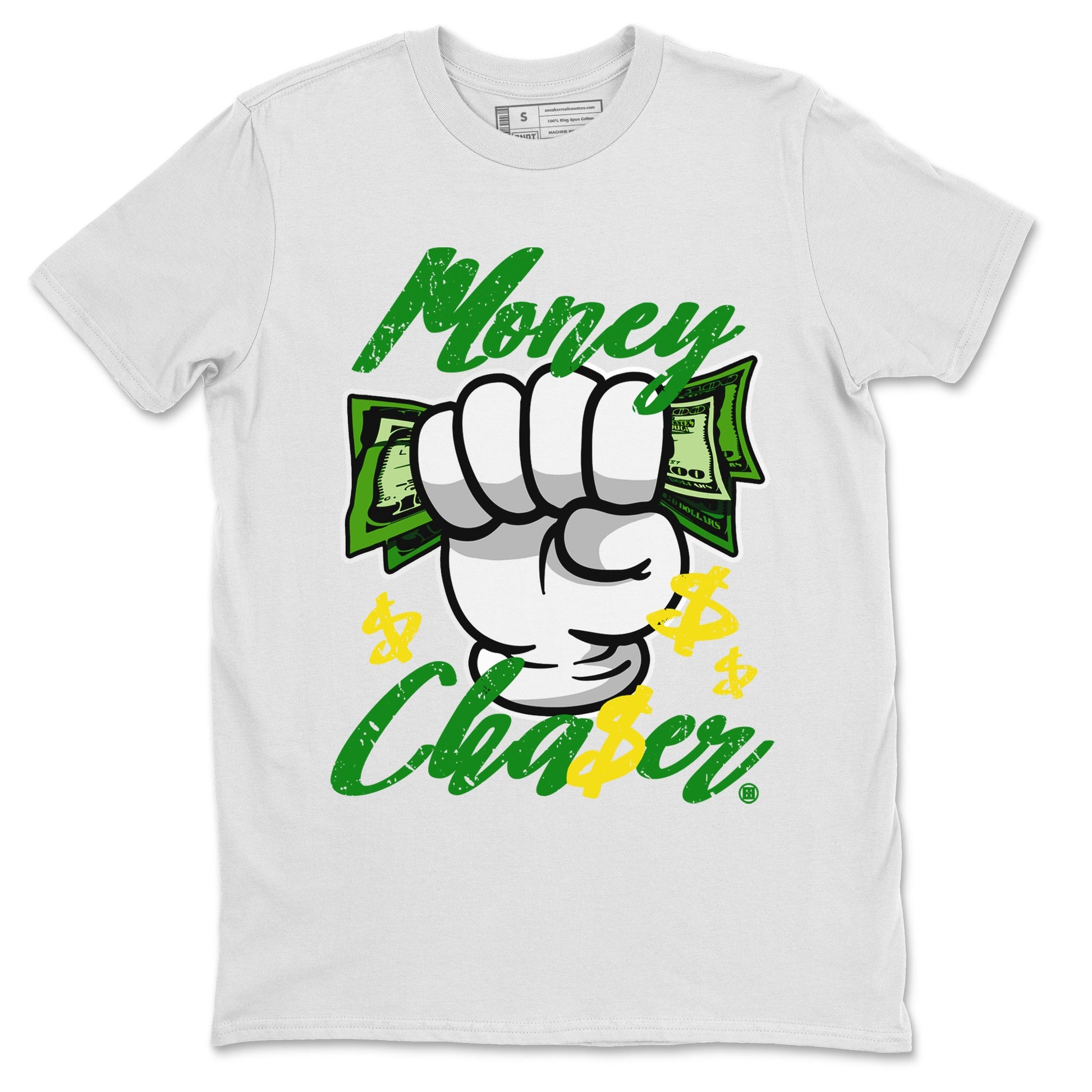 Dunk Reverse Brazil Sneaker Match Tees Money Chaser Sneaker Tees Dunk Low Reverse Brazil Sneaker Release Tees Unisex Shirts White 2
