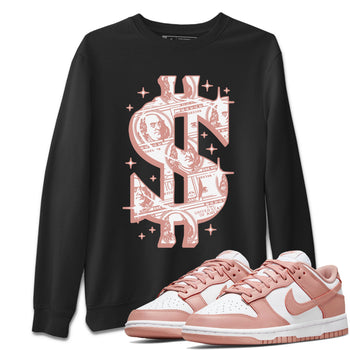Dunk Low WMNS Rose Whisper shirt to match jordans Money Dollar sneaker tees Dunk Rose Whisper SNRT Sneaker Release Tees Casual Unisex shirts Black 1 T-Shirt
