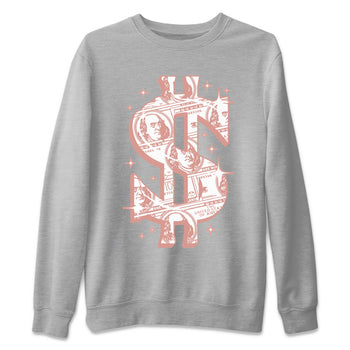 Dunk Low WMNS Rose Whisper shirt to match jordans Money Dollar sneaker tees Dunk Rose Whisper SNRT Sneaker Release Tees Casual Unisex shirts Heather Grey 2 T-Shirt