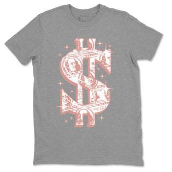 Dunk Low WMNS Rose Whisper shirt to match jordans Money Dollar sneaker tees Dunk Rose Whisper SNRT Sneaker Release Tees Casual Unisex shirts Heather Grey 2 T-Shirt
