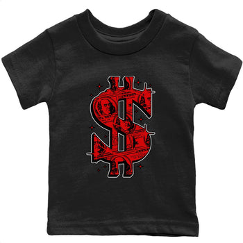Jordan 9 Chile Red Sneaker Match Tees Money Dollar Sneaker Tees Jordan 9 Chile Red Sneaker Release Tees Kids Shirts