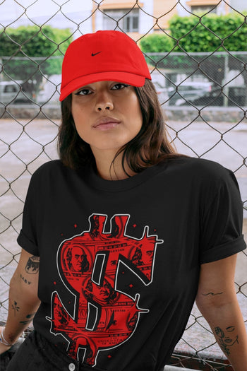 Jordan 9 Chile Red Sneaker Match Tees Money Dollar Sneaker Tees Jordan 9 Chile Red Sneaker Release Tees Unisex Shirts