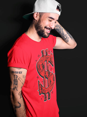 Jordan 9 Chile Red Sneaker Match Tees Money Dollar Sneaker Tees Jordan 9 Chile Red Sneaker Release Tees Unisex Shirts