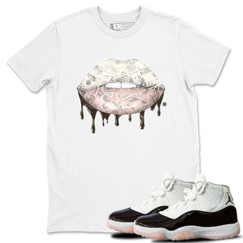 Jordan 11 WMNS Neapolitan sneaker shirt to match jordans Money Lips sneaker tees Air Jordan 11 Neapolitan SNRT Sneaker Release Tees Cotton Sneaker Tee White 1 T-Shirt