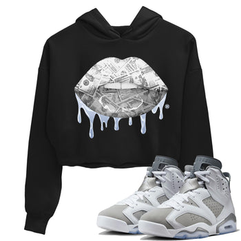 Jordan 6 Cool Grey Sneaker Match Tees Money Lips Sneaker Tees Jordan 6 Cool Grey Sneaker Release Tees Women's Shirts