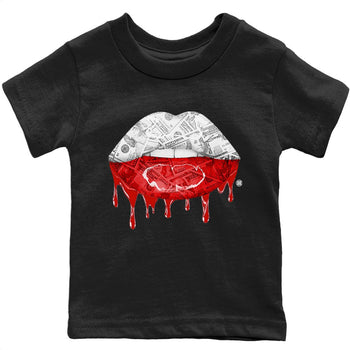 Jordan 11 Cherry Sneaker Match Tees Money Lips Sneaker Tees Jordan 11 Cherry Sneaker Release Tees Kids Shirts