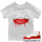 Jordan 11 Cherry Sneaker Match Tees Money Lips Sneaker Tees Jordan 11 Cherry Sneaker Release Tees Kids Shirts