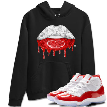 Jordan 11 Cherry Sneaker Match Tees Money Lips Sneaker Tees Jordan 11 Cherry Sneaker Release Tees Unisex Shirts