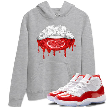 Jordan 11 Cherry Sneaker Match Tees Money Lips Sneaker Tees Jordan 11 Cherry Sneaker Release Tees Unisex Shirts
