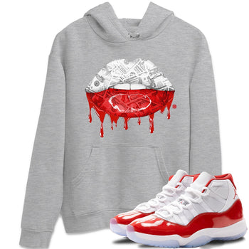 Jordan 11 Cherry Sneaker Match Tees Money Lips Sneaker Tees Jordan 11 Cherry Sneaker Release Tees Unisex Shirts