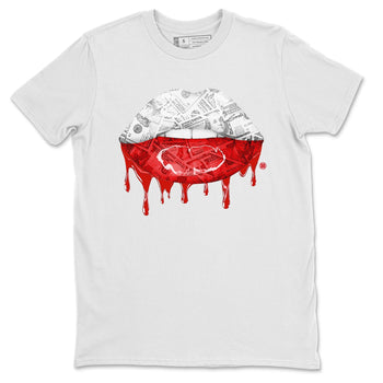 Jordan 11 Cherry Sneaker Match Tees Money Lips Sneaker Tees Jordan 11 Cherry Sneaker Release Tees Unisex Shirts
