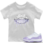 Jordan 11 Pure Violet Sneaker Match Tees Money Lips Sneaker Tees Jordan 11 Pure Violet Sneaker Release Tees Kids Shirts