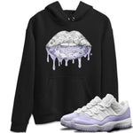 Jordan 11 Pure Violet Sneaker Match Tees Money Lips Sneaker Tees Jordan 11 Pure Violet Sneaker Release Tees Unisex Shirts