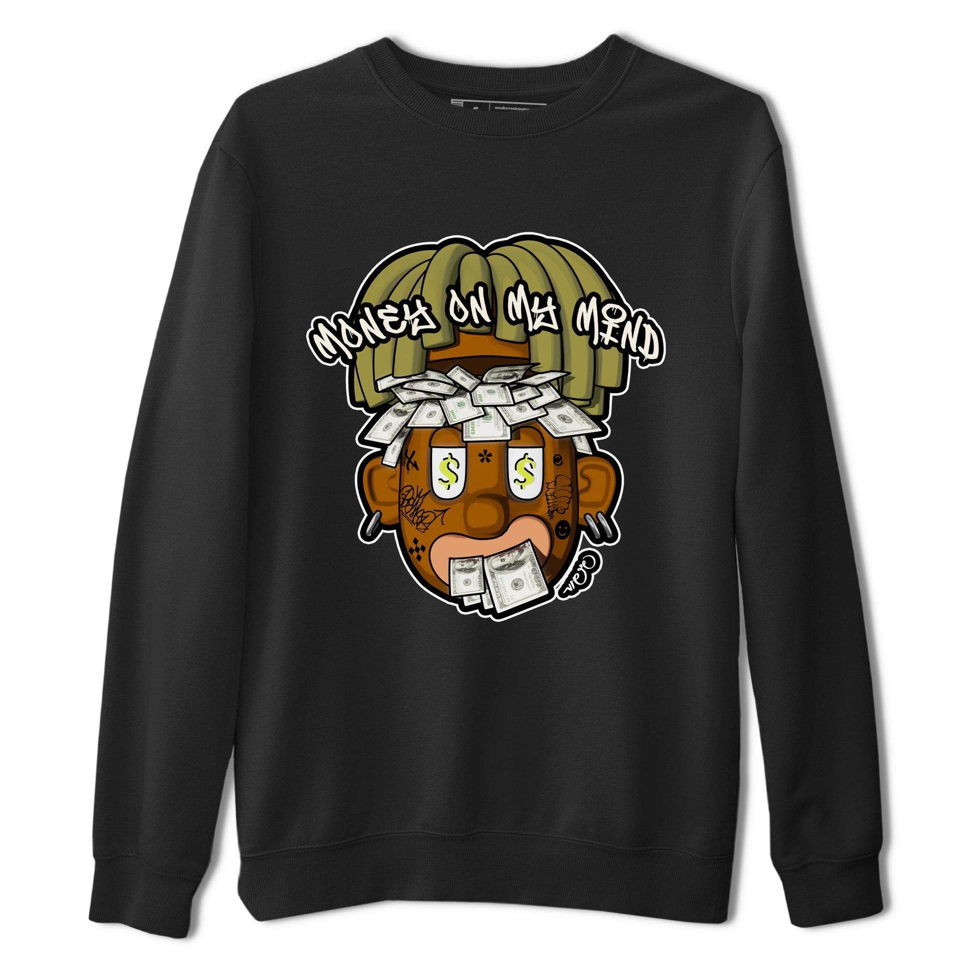 Air Jordan 1 Travis Scott Golf shirt to match jordans Money On My Mind sneaker tees AJ1 Travis Scott Golf SNRT Sneaker Release Tees Unisex Black 2 T-Shirt