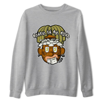 Air Jordan 1 Travis Scott Golf shirt to match jordans Money On My Mind sneaker tees AJ1 Travis Scott Golf SNRT Sneaker Release Tees Unisex Heather Grey 2 T-Shirt