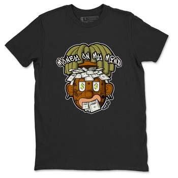 Air Jordan 1 Travis Scott Golf shirt to match jordans Money On My Mind sneaker tees AJ1 Travis Scott Golf SNRT Sneaker Release Tees Unisex Black 2 T-Shirt