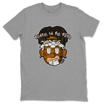 Air Jordan 11 Neapolitan shirt to match jordans Money On My Mind sneaker tees AJ11 Neapolitan SNRT Sneaker Release Tees Unisex Heather Grey 2 T-Shirt