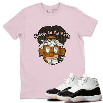 Air Jordan 11 Neapolitan shirt to match jordans Money On My Mind sneaker tees AJ11 Neapolitan SNRT Sneaker Release Tees Unisex Pink 1 T-Shirt