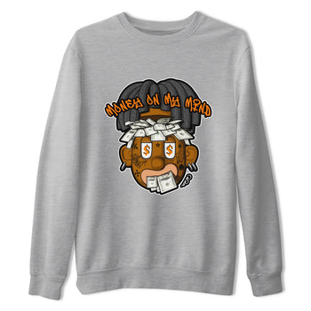 Air Jordan 3 Fear shirt to match jordans Money On My Mind sneaker tees AJ3 Fear SNRT Sneaker Release Tees Unisex Heather Grey 2 T-Shirt