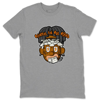 Air Jordan 3 Fear shirt to match jordans Money On My Mind sneaker tees AJ3 Fear SNRT Sneaker Release Tees Unisex Heather Grey 2 T-Shirt