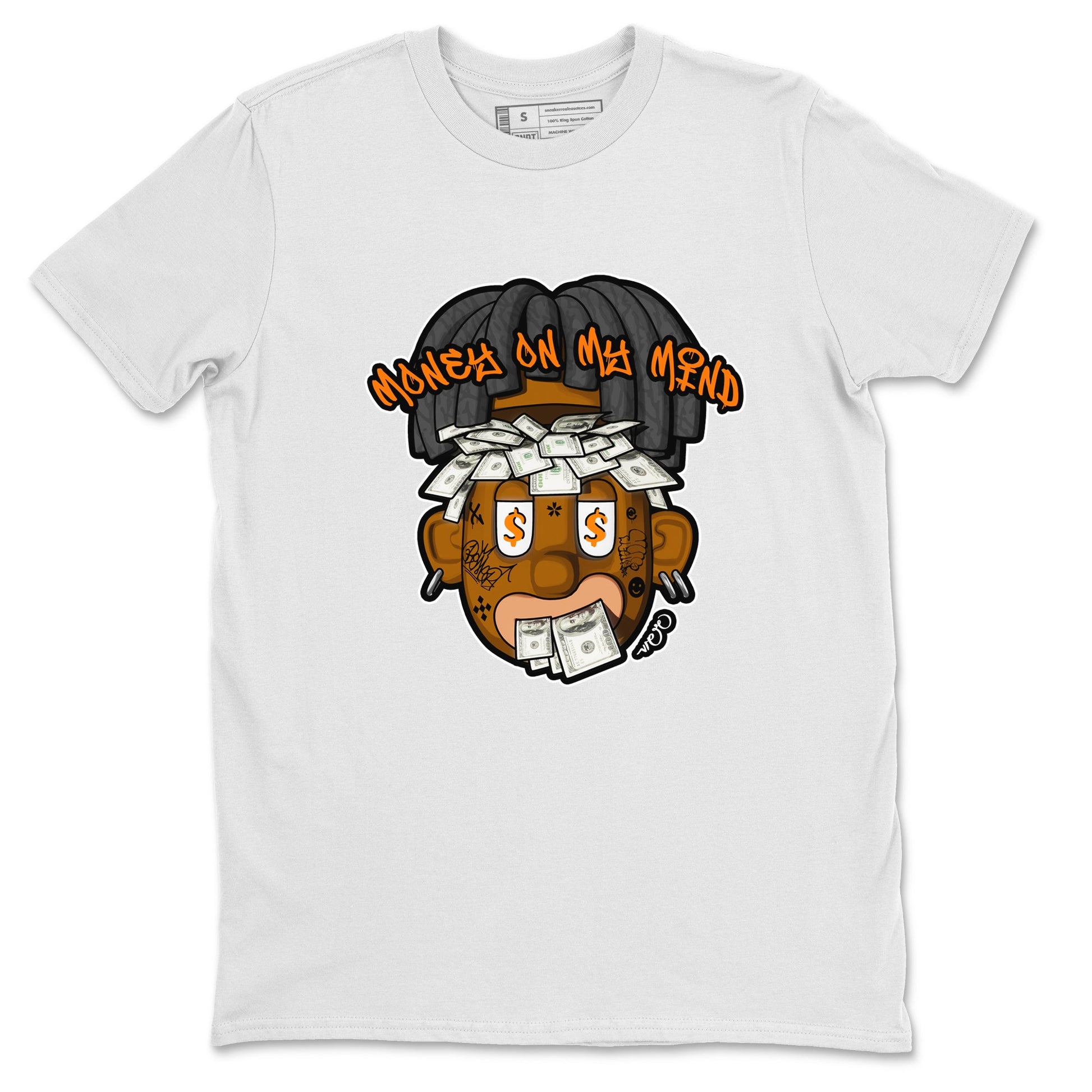 Air Jordan 3 Fear shirt to match jordans Money On My Mind sneaker tees AJ3 Fear SNRT Sneaker Release Tees Unisex White 2 T-Shirt