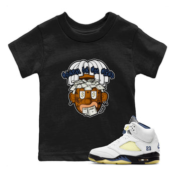 Air Jordan 5 A Ma Maniere x Photon Dust shirt to match jordans Money On My Mind sneaker tees Jordan 5 A Ma Maniere "Dawn" SNRT Sneaker Release Tees Baby Toddler Black 1 T-Shirt