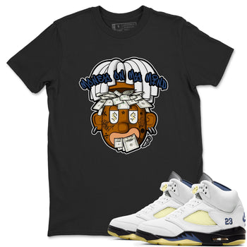 Air Jordan 5 A Ma Maniere x Photon Dust shirt to match jordans Money On My Mind sneaker tees Jordan 5 A Ma Maniere "Dawn" SNRT Sneaker Release Tees Unisex Black 1 T-Shirt