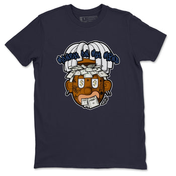 Air Jordan 5 A Ma Maniere x Photon Dust shirt to match jordans Money On My Mind sneaker tees Jordan 5 A Ma Maniere "Dawn" SNRT Sneaker Release Tees Unisex Navy 2 T-Shirt