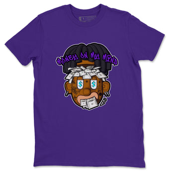 Air Jordan 6 Aqua shirt to match jordans Money On My Mind sneaker tees AJ6 Aqua SNRT Sneaker Release Tees Unisex Purple 2 T-Shirt