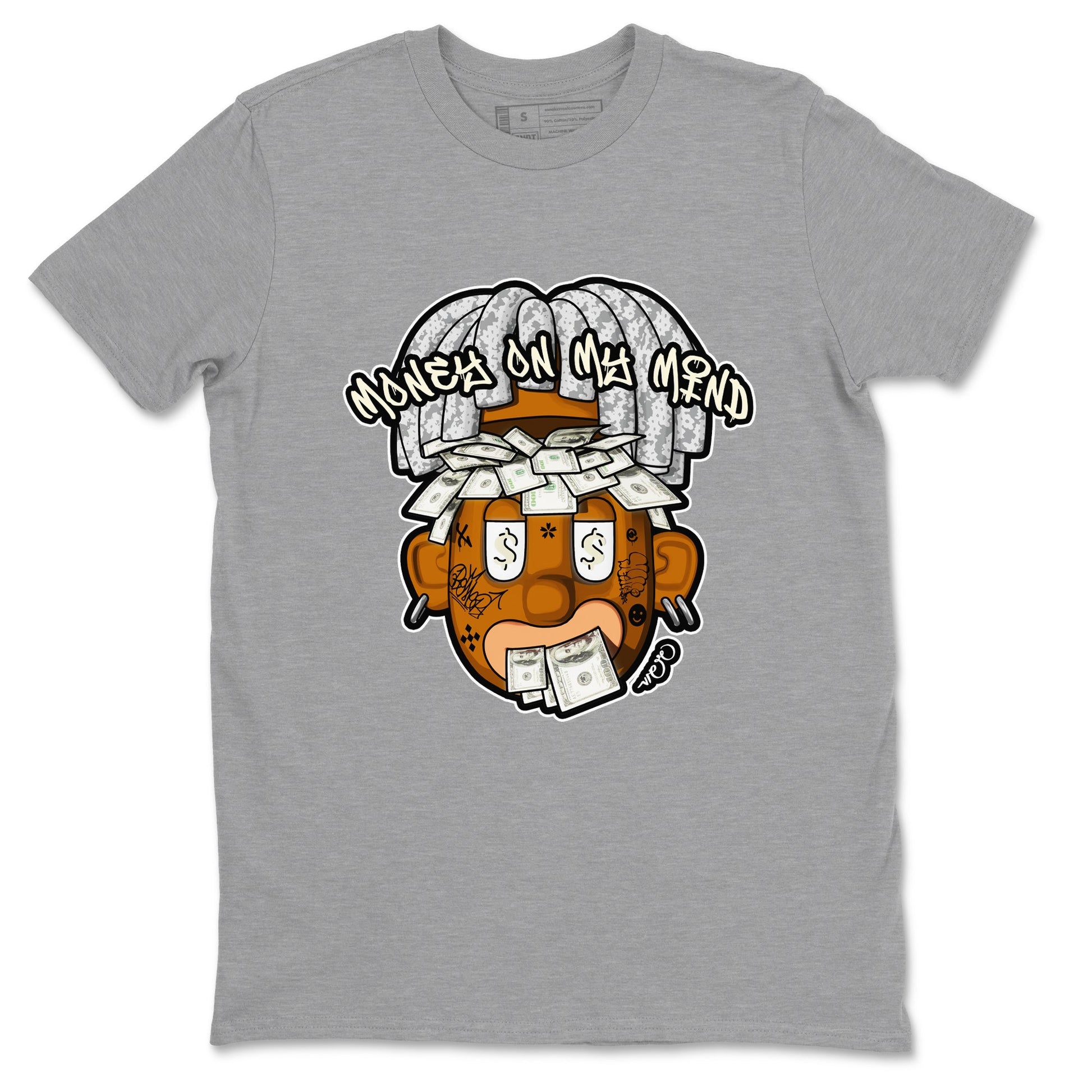 Yeezy 350 Static shirt to match jordans Money On My Mind sneaker tees Adidas Yeezy 350 Static SNRT Sneaker Release Tees Unisex Heather Grey 2 T-Shirt