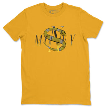 1s Yellow Ochre shirt to match jordans Money Snake sneaker tees Air Jordan 1 Yellow Ochre SNRT Sneaker Release Tees unisex cotton Gold 2 crew neck shirt
