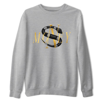 Air Jordan 11 Gratitude shirt to match jordans Money Snake sneaker tees AJ11 Gratitude SNRT Sneaker Release Tees Unisex Heather Grey 2 T-Shirt