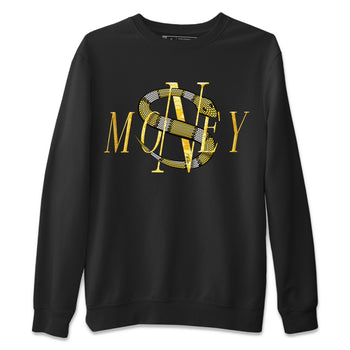 Air Jordan 11 Yellow Python Sneaker Match Tees Money Snake Sneaker Tees AJ11 Yellow Python Sneaker Release Tees Unisex Shirts Black 2