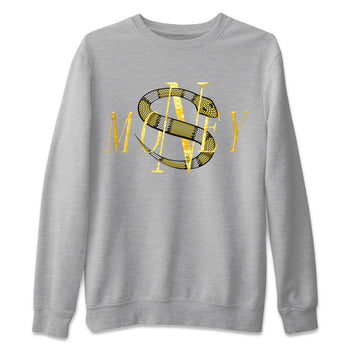 Air Jordan 11 Yellow Python Sneaker Match Tees Money Snake Sneaker Tees AJ11 Yellow Python Sneaker Release Tees Unisex Shirts Heather Grey 2