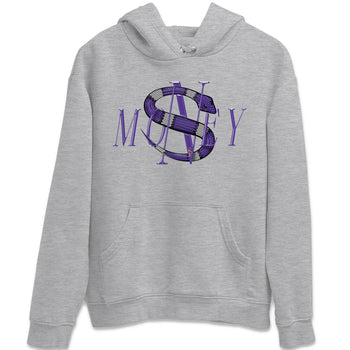 Air Jordan 12 Field Purple Sneaker Match Tees Money Snake Sneaker Tees AJJordan 12 Lakers Sneaker Release Tees Unisex Shirts Heather Grey 2