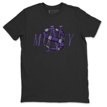 Air Jordan 12 Field Purple Sneaker Match Tees Money Snake Sneaker Tees AJJordan 12 Lakers Sneaker Release Tees Unisex Shirts Black 2