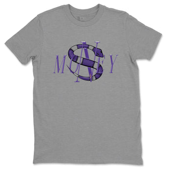 Air Jordan 12 Field Purple Sneaker Match Tees Money Snake Sneaker Tees AJJordan 12 Lakers Sneaker Release Tees Unisex Shirts Heather Grey 2