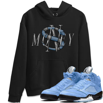 Jordan 5 UNC Jordan Shirts Money Snake Sneaker Tees AJ5 UNC SNRT Sneaker Tees Unisex Shirts Black 1