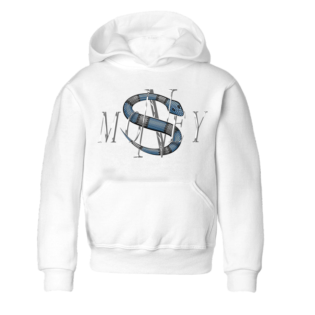 Jordan 5 UNC Jordan Shirts Money Snake Sneaker Tees AJ5 UNC Sneaker Release Tees Kids Shirts White 2